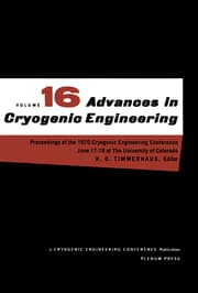 Cover von Advances in Cryogenic Engineering