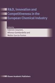 Cover von R&D, Innovation and Competitiveness in the European Chemical Industry
