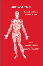 Cover von Biomedical Ethics Reviews 1988