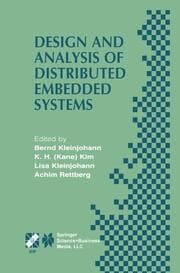 Cover von Design and Analysis of Distributed Embedded Systems