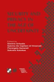 Cover von Security and Privacy in the Age of Uncertainty