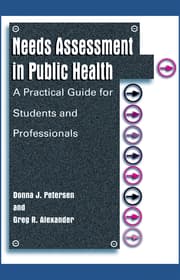 Cover von Needs Assessment in Public Health