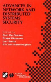 Cover von Advances in Network and Distributed Systems Security