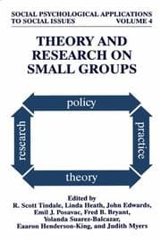 Cover von Theory and Research on Small Groups