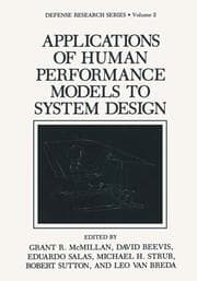 Cover von Applications of Human Performance Models to System Design