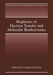 Cover von Biophysics of Electron Transfer and Molecular Bioelectronics