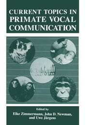 Cover von Current Topics in Primate Vocal Communication
