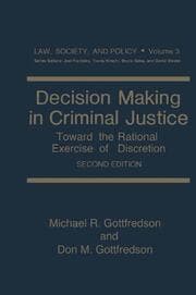 Cover von Decision Making in Criminal Justice