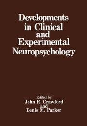 Cover von Developments in Clinical and Experimental Neuropsychology