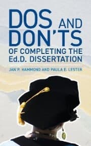 Cover von Dos and Don'ts of Completing the Ed.D. Dissertation