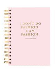 Cover von Hard Bound Journal: I am Fashion - Hardcover-Notizbuch mit stabiler Ringbindung: Ich bin Fashion