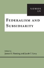 Cover von Federalism and Subsidiarity