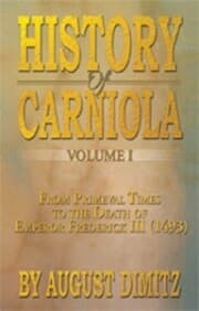 Cover von History of Carniola Volume I