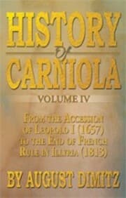 Cover von History of Carniola Volume Iv