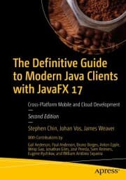 Cover von The Definitive Guide to Modern Java Clients with JavaFX 17