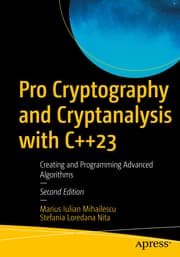 Cover von Pro Cryptography and Cryptanalysis with C++23