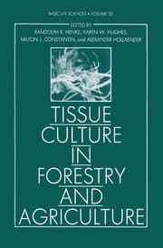 Cover von Tissue Culture in Forestry and Agriculture
