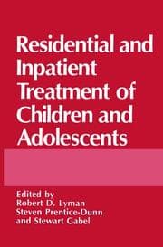 Cover von Residential and Inpatient Treatment of Children and Adolescents