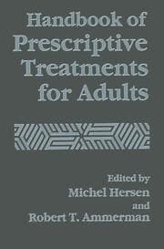 Cover von Handbook of Prescriptive Treatments for Adults