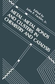 Cover von Metal-Metal Bonds and Clusters in Chemistry and Catalysis