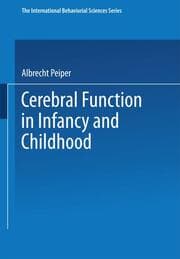Cover von Cerebral Function in Infancy and Childhood