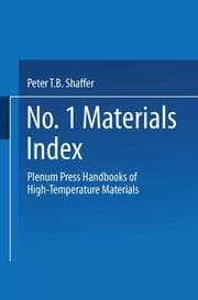 Cover von Plenum Press Handbooks of High-Temperature Materials