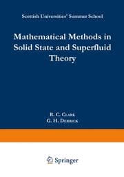 Cover von Mathematical Methods in Solid State and Superfluid Theory