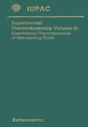 Cover von Experimental Thermodynamics Volume II