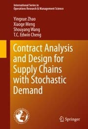 Cover von Contract Analysis and Design for Supply Chains with Stochastic Demand