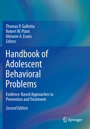 Cover von Handbook of Adolescent Behavioral Problems