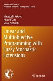 Cover von Linear and Multiobjective Programming with Fuzzy Stochastic Extensions