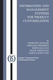 Cover von Information and Management Systems for Product Customization