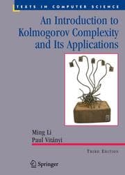 Cover von An Introduction to Kolmogorov Complexity and Its Applications