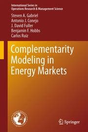Cover von Complementarity Modeling in Energy Markets