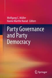 Cover von Party Governance and Party Democracy