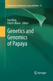 Cover von Genetics and Genomics of Papaya