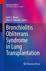 Cover von Bronchiolitis Obliterans Syndrome in Lung Transplantation