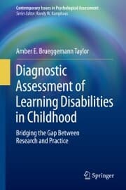 Cover von Diagnostic Assessment of Learning Disabilities in Childhood