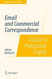 Cover von Email and Commercial Correspondence
