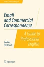 Cover von Email and Commercial Correspondence