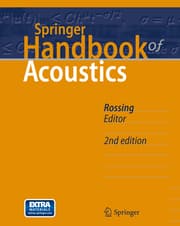 Cover von Springer Handbook of Acoustics