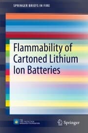 Cover von Flammability of Cartoned Lithium Ion Batteries