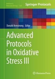 Cover von Advanced Protocols in Oxidative Stress III