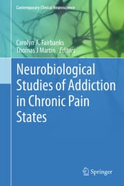 Cover von Neurobiological Studies of Addiction in Chronic Pain States