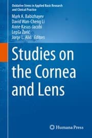 Cover von Studies on the Cornea and Lens