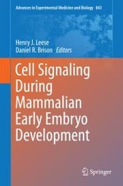 Cover von Cell Signaling During Mammalian Early Embryo Development