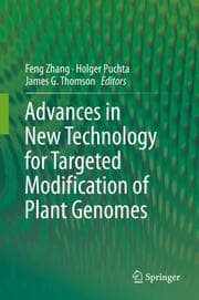 Cover von Advances in New Technology for Targeted Modification of Plant Genomes