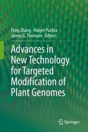 Cover von Advances in New Technology for Targeted Modification of Plant Genomes
