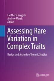 Cover von Assessing Rare Variation in Complex Traits