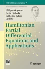Cover von Hamiltonian Partial Differential Equations and Applications